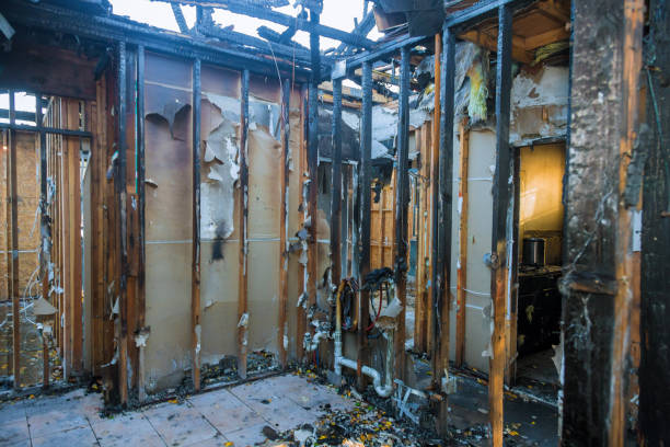 Professional Fire Damage Repair technician working in North Key Largo, FL